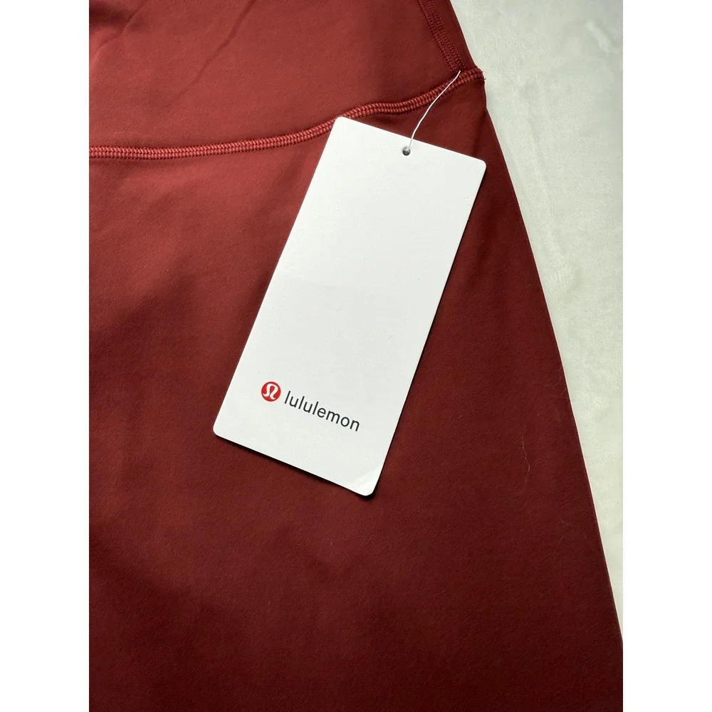 Lululemon Wunder Train HR Tight 28 Red Merlot Everlux Leggings LW5DJ0S Size 12